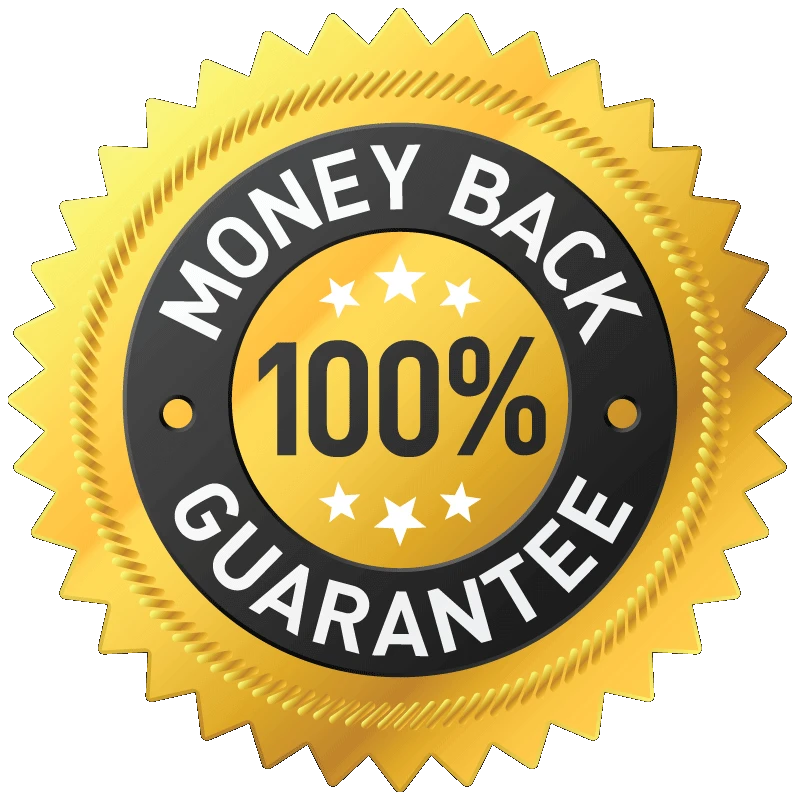 Qinux Aquoxis Sprayer 30-Day 100% No-Risk Money Back Guarantee official seal